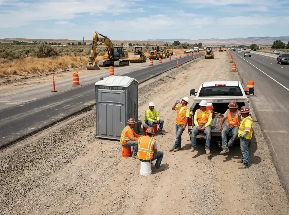 highway-road-construction-crew-007 — frequently asked questions, Porta Potty and Restroom Rentals in Three Rivers, OR